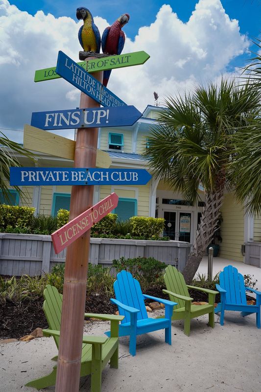 The sales center for the now-completely sold-out Latitude Margaritaville Daytona Beach "55-and-better" community on LPGA Boulevard in Daytona Beach. The Halifax Humane Society plans to convert the 8,152-square-foot former sales center building at 2400 LPGA Blvd. in Daytona Beach into a community veterinary hospital.