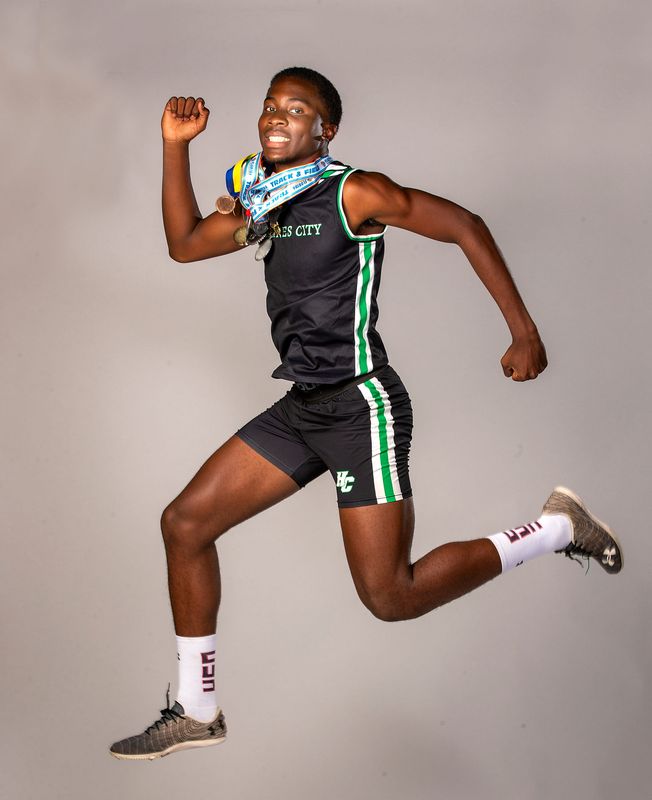 ALL COUNTY TRACK - Isaiah Deyant - Haines City High School Thursday May 29 , 2025 in Lakeland Fl. 
Ernst Peters/The Ledger