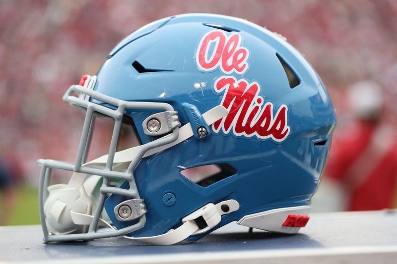 Ole Miss Rebels helmet