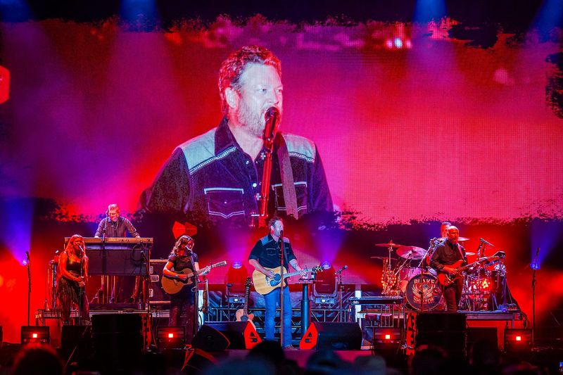 Blake Shelton performs at Gulf Coast Jam in Panama City Beach, Fla., June 1, 2025.