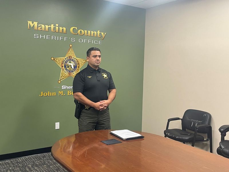 Maj. Ruben Romero on June 3, 2025, discusses new information in the case of the man who died from stab wounds on May 31 outside a Mudfest event.