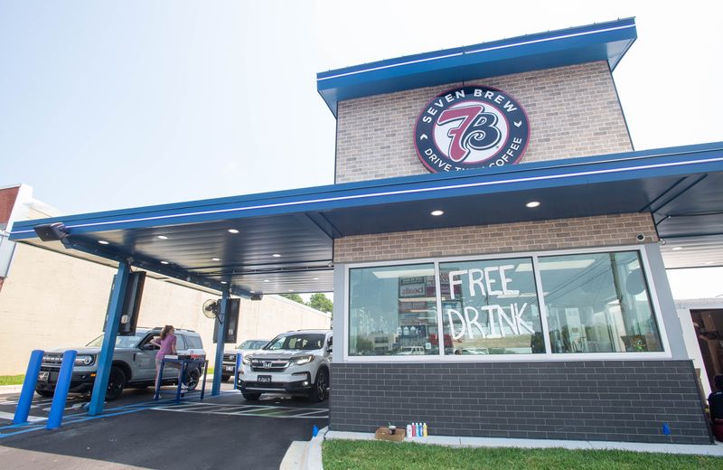 7 Brew at 6554 Caroline St. in Milton on June 3, 2025.