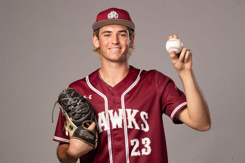All County Baseball - Jameson McGuire - Santa Fe Catholic High School Wednesday June 4, 2025 in Lakeland Fl. 
Ernst Peters/The Ledger