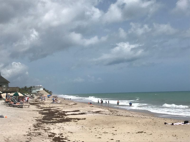 The beach at Wabasso Beach Park.