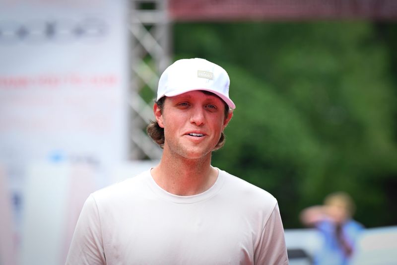 Creator Classic Winner and You Tube Golf Star Grant Horvat at The 2025 BMW Pro-Am Golf Tournament: Celebrity Red Carpet event near City Hall on Main Street in Greenville SC, June 04, 2025.