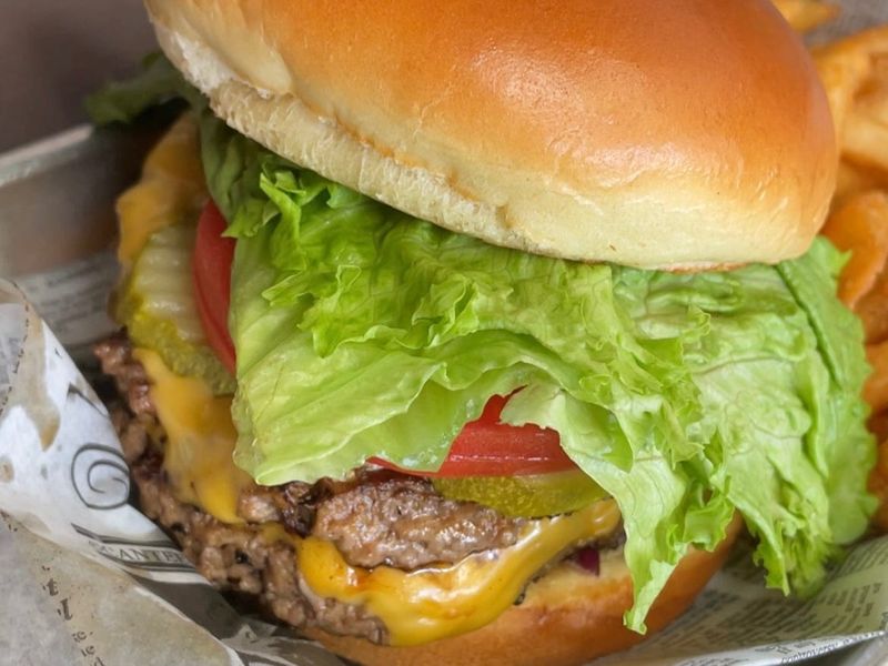 All-American Smashburger at Bearded Brothers Taphouse & Eatery in Fort Pierce