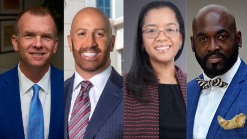 Patrick Rutter, Joe Abruzzo, Isami C. Ayala-Collazo and Keith Clinkscales are the four finalists vying to replace Verdenia C. Baker as Palm Beach County administrator.