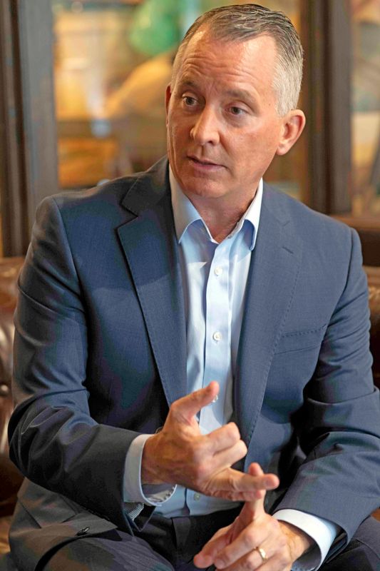 Former Republican Congressman David Jolly visited Pensacola on June 11 during a tour of the State to announce that he is running for Florida Governor as a Democrat.