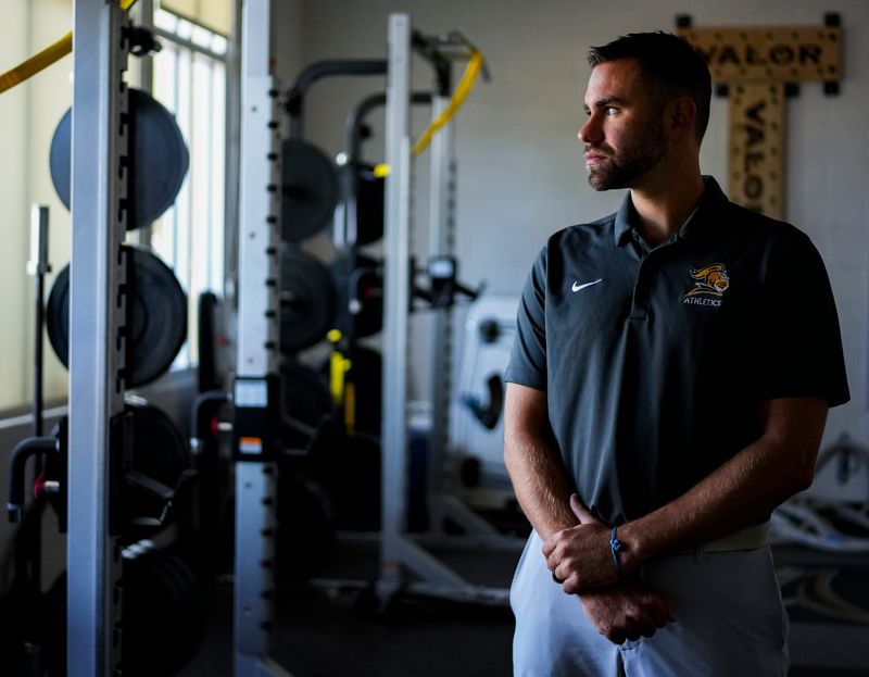Athletic Director Matt Bucknell poses for a photo at The Village School in Naples, Fla., on Wednesday, June 11, 2025.