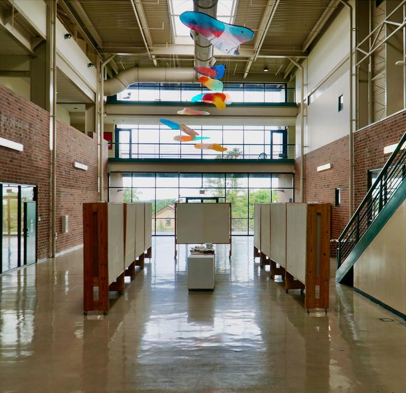 North atrium of the Walter L. Smith Building. The FAMU School of Architecture and Engineering Technology at Florida A&M University celebrated 50 years in April 2025.
