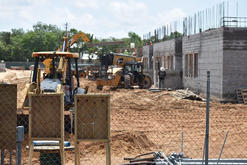 Jacobs/Titan and Lord & Son Construction are doing the work on the new addition to Destin Elementary School.