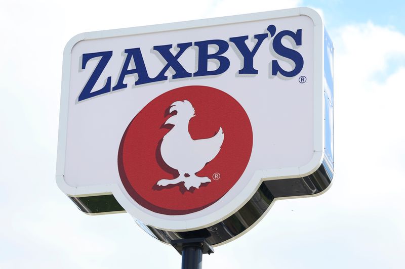 Zaxbys newest drive-thru-only location freestanding sign is shown Monday, Nov. 18, 2024 at at 9031 New Kings Rd. in Jacksonville, Fla.