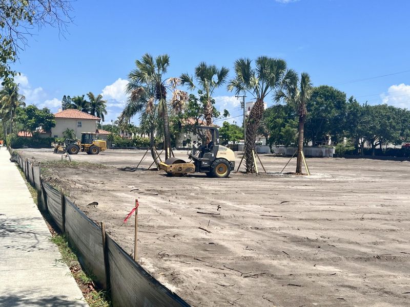 Land has been cleared in the 400 block of Nottingham Boulevard in West Palm Beach for the development of 30 proposed townhomes as seen in this June 18, 2025 picture.