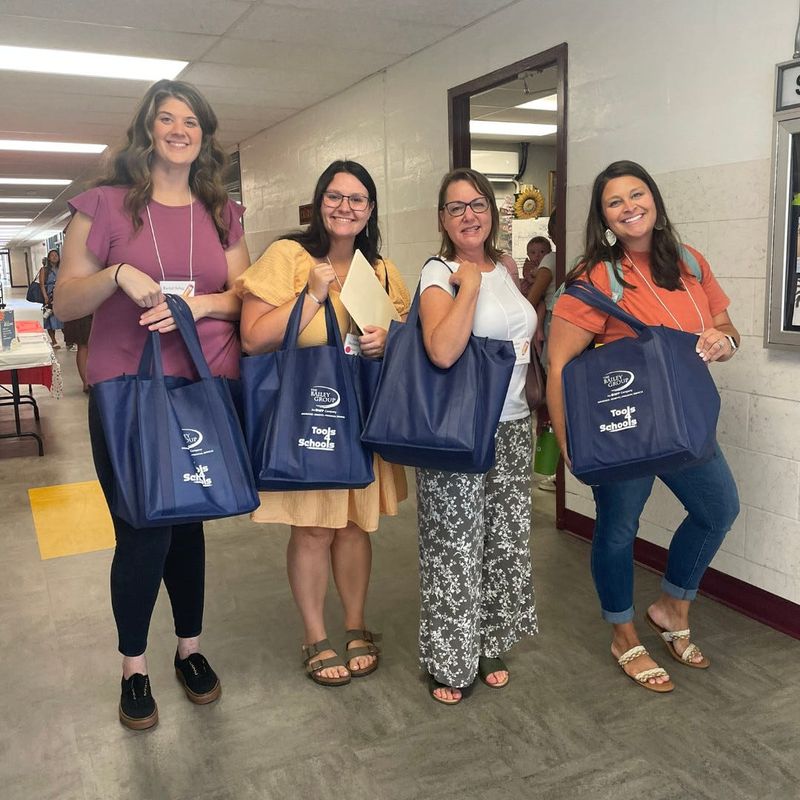 Teachers order and receive Tools 4 Schools supplies bagged and delivered to their schools throughout the school year.