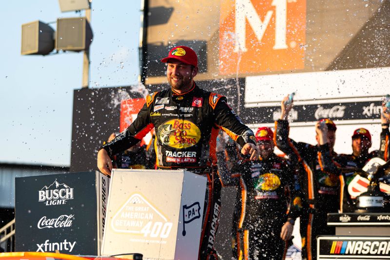 Your 11th different winner in the 2025 Cup Series season, Chase Briscoe.