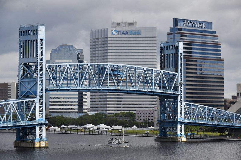 Jacksonville's downtown Main Street bridge, seen here in this 2022 file photo.