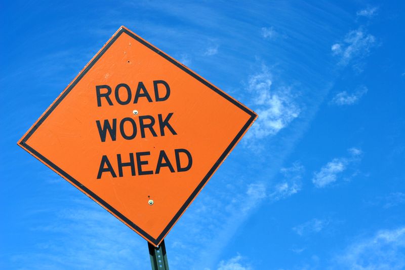 Construction led to traffic congestion throughout Palm Beach on Aug. 11.