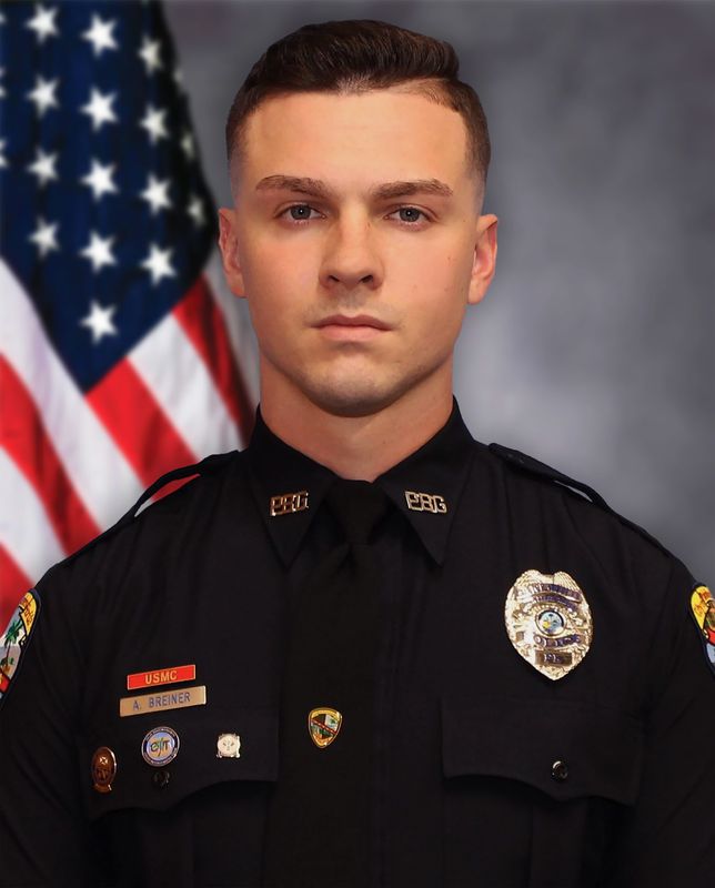 Palm Beach Gardens police road patrol officer Alexi Breiner died on June 21, 2025 in an off-duty traffic crash. He completed the police academy in August of 2024.