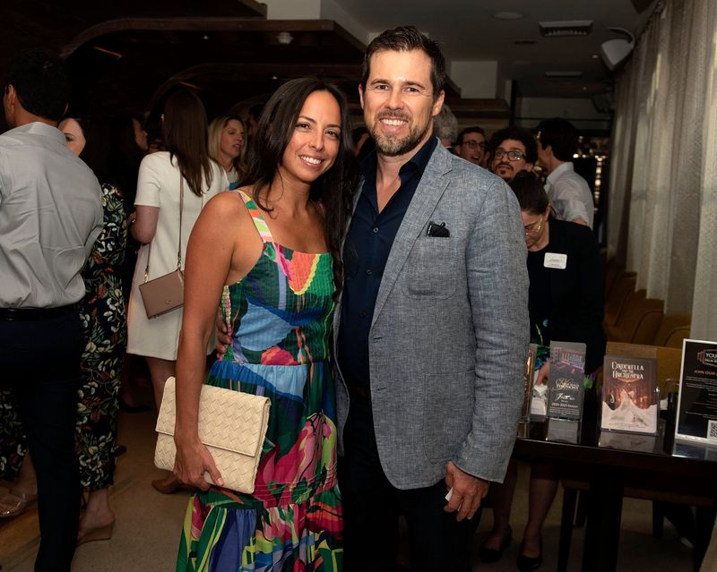 Claudia and Shad Goetsch at the Young Friends of the Palm Beach Symphony happy hour reception at Meat Market in October 2024. This year's reception is set for Oct. 22 at Meat Market.