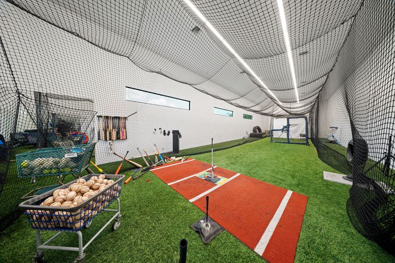 The batting cage. Yoenis Cespedes, a former outfielder for the New York Mets, is selling his equestrian and hunting estate, "La Potencia II," near Port St. Lucie for $30 million.