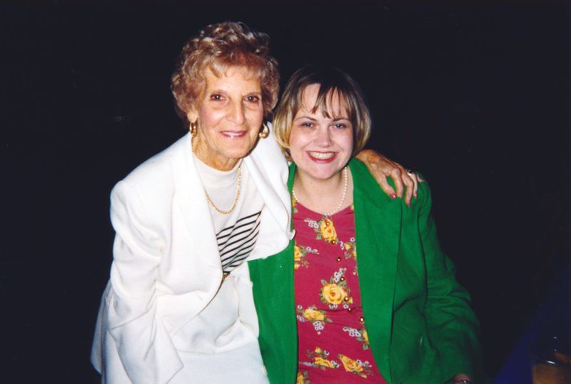 Leah Binder, President and CEO of The Leapfrog Group (right), and her grandmother