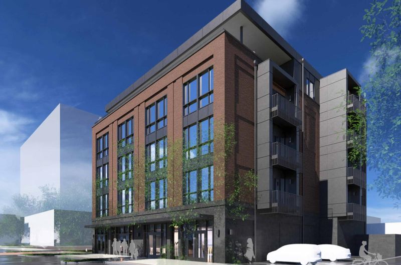 A rendering shows what the Tristan Residences could look like on North Jefferson Street.