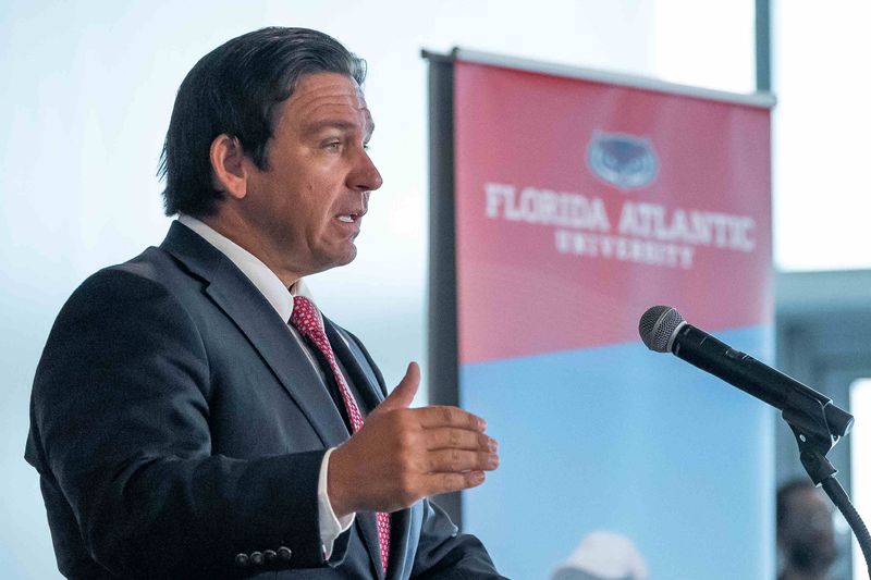 Gov. Ron DeSantis, shown at a recent press event at Florida Atlantic University in Boca Raton, signed a $117.4 million state budget, cutting $567 million in line-item vetoes on June 30. Among the cuts were $2.4 million in projects in the Daytona Beach area.