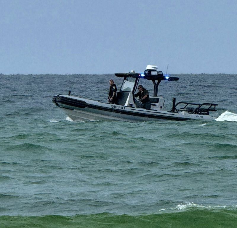 Walton County Sheriff's Office and others are on the water, June 27, in search of William Cheeley who went missing near Eastern Lake in South Walton.