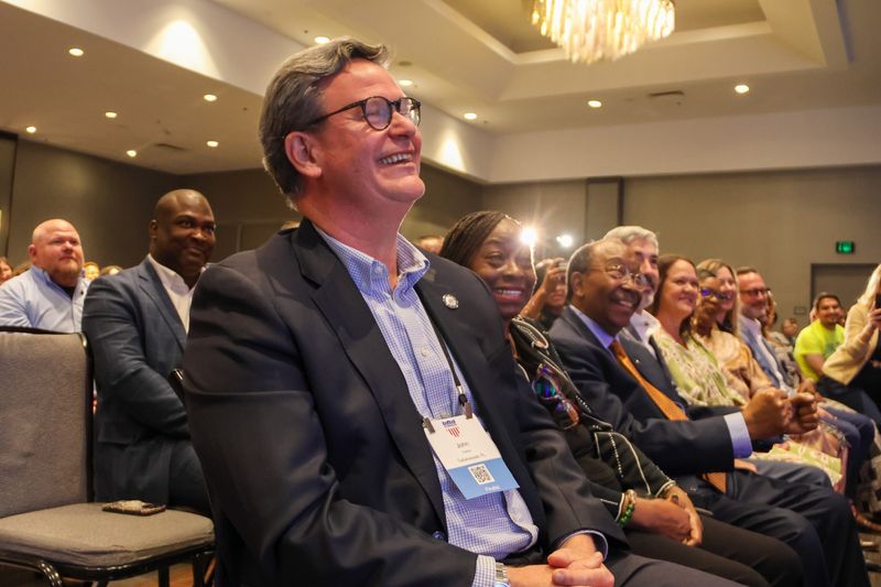 Mayor John Dailey, and commissioners Dianne Williams-Cox and Curtis Richardson join the city of Tallahassee delegation at the National Civic League conference in Denver, where they were named an All-America City for the third time.