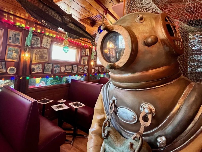 The Nemo (aka 20,000 Leagues Under the Sea) room is one of several themed spaces inside of The Bubble Room.