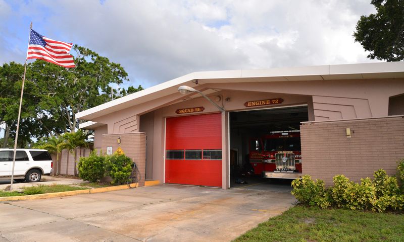The city of Melbourne is considering demolishing Fire Station 72 on the corner of Wickham and Sarno and building a new station on the grassy play area of Jimmy Moore Park. The plan has neighbors of the park upset with the location.
