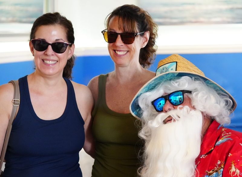 Christmas in July, pictured here in 2025, will return Friday and Saturday to downtown Venice.