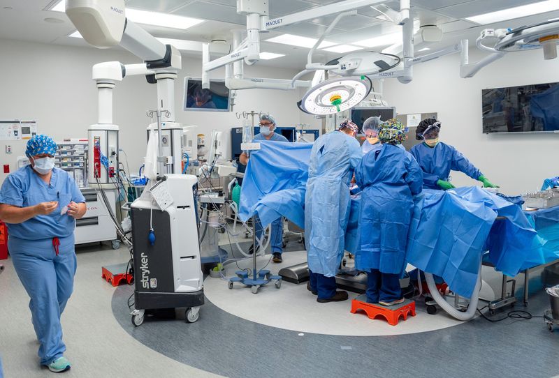 A surgical team at Tallahassee Memorial Healthcare performs surgery on Jeremiah Case on Monday, May 26, 2025. Case was accidentally shot earlier that morning at Cascades Park.