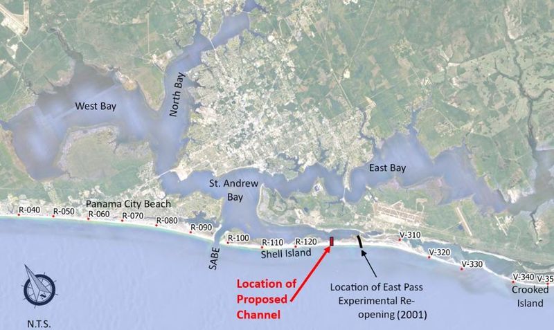 Location of the proposed East Pass from the project's website.