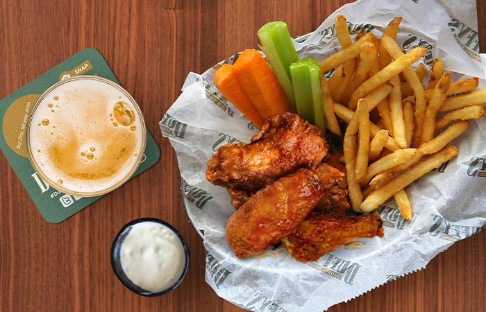 On National Chicken Wing Day Duffy's will offer their wings & fries special all day for only $7.99. Dine-in only.
