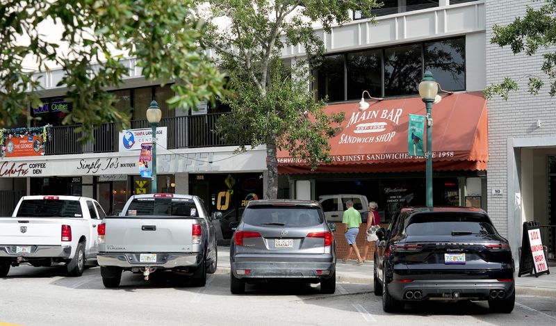 The Main Bar Sandwich Shop, located at 1944 Main St. Sarasota. Photographed, Friday July 11, 2025.