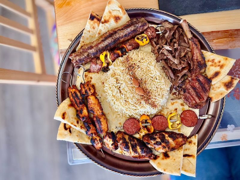 Anatolian mix grill from Anatolian Fire restaurant in Daytona Beach.