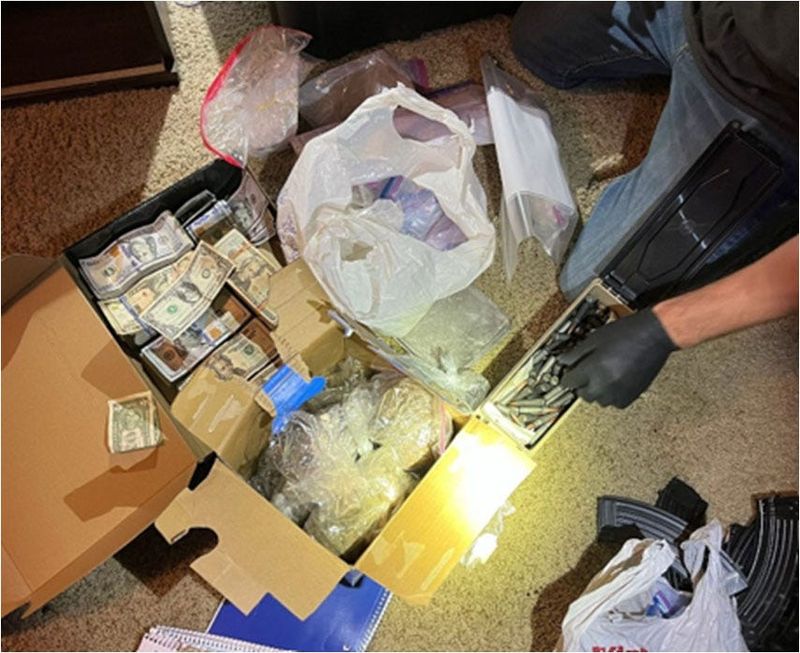 Investigators seized 32 pounds of fentanyl, 11 pounds of heroin, an automated money counter and thousands of dollars during a drug raid in Oregon that recovered items similar to those found during 2023 raids in Northeast Florida.