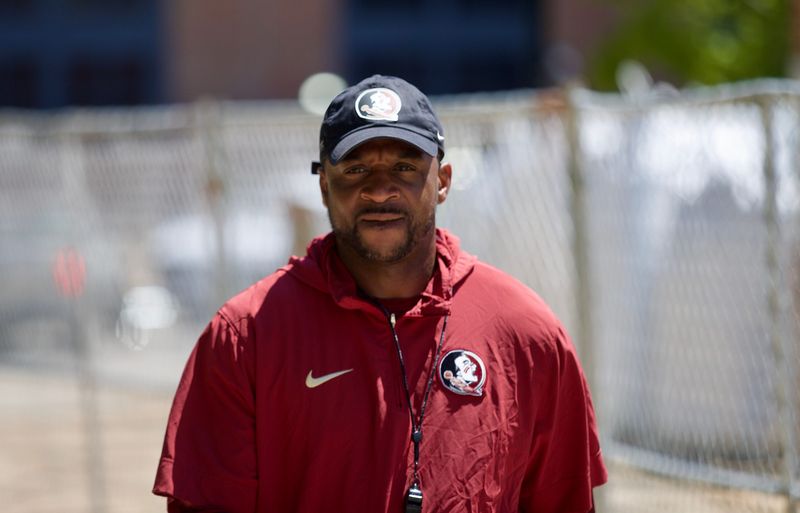 FSU football's Patrick Surtain walks into the first practice of preseason camp on Wednesday, July 30, 2025