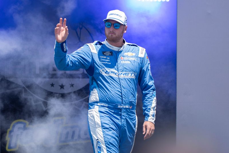 Austin Hill has the unfortunate task of driving Kyle Busch's No. 8 Chevrolet at Charlotte this weekend.