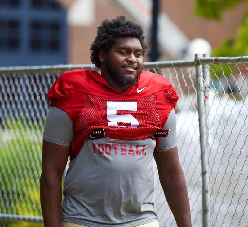 FSU football's Daniel Lyons walks into the third fall preseason practice on Friday, August 1, 2025