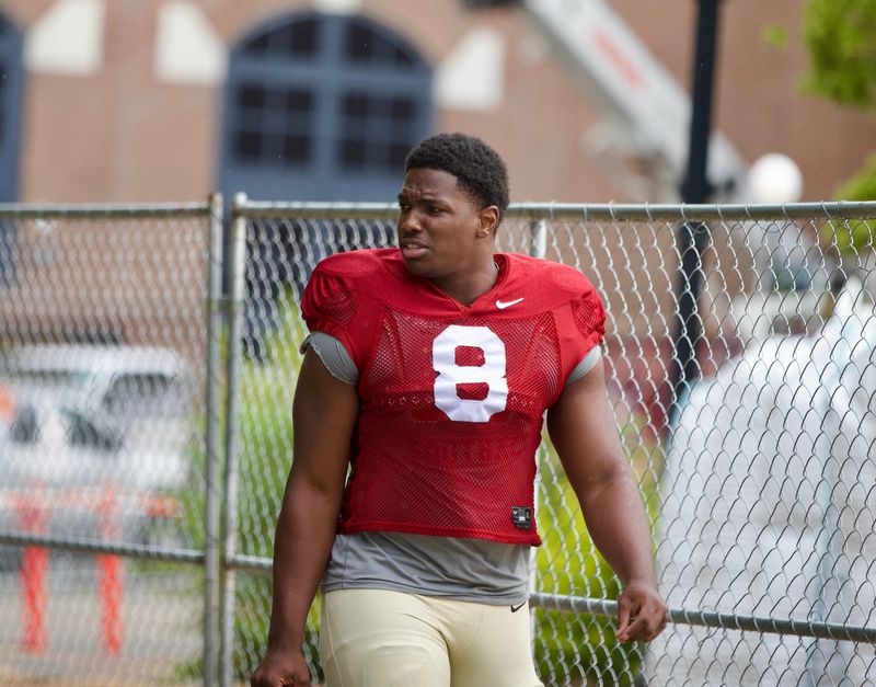 FSU football Deante McCray into the third day of fall practice on Friday, August 1, 2025