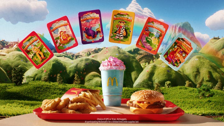 The McDonaldland meal including the Mt. McDonaldland shake is to be available at McDonald's nationwide for a limited time starting Aug. 12, 2025.