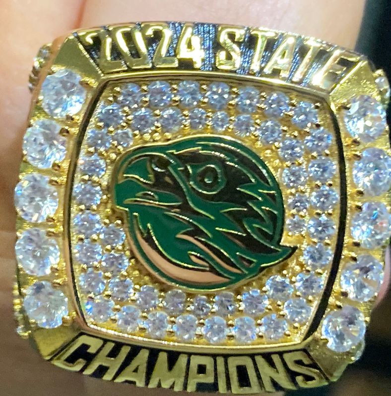 Viera High boys golf 2024 Class 3A state championship rings were awarded on Friday, Aug. 8, 2025.
