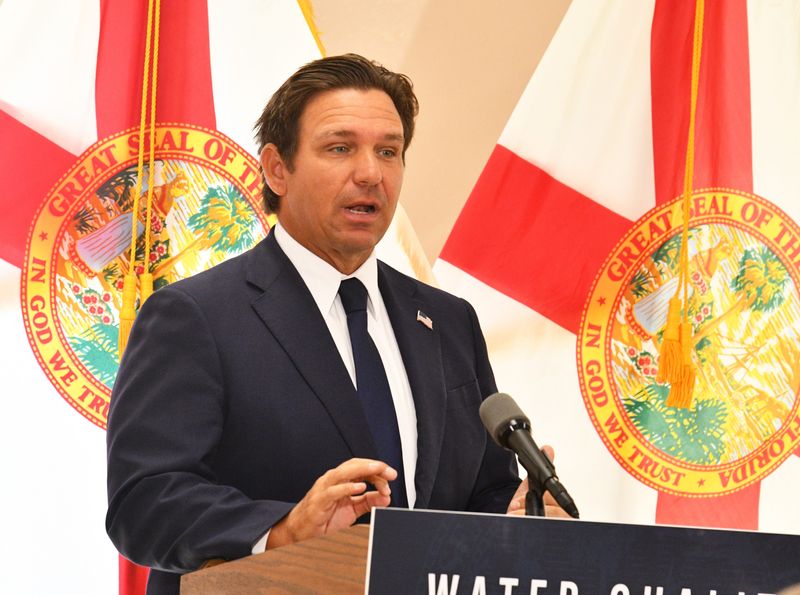 Governor Ron DeSantis was at Front Street Civic Center Monday, Aug. 11 to celebrating the completion of the Crane Creek/M-1 Canal Flow Restoration Project — a major milestone in protecting the Indian River Lagoon and improving regional resiliency.