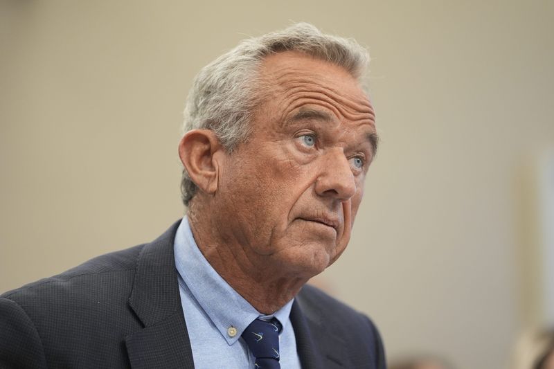 Robert F. Kennedy Jr., secretary of the Department of Health and Human Services, testifies at a House committee hearing on Capitol Hill on May 15, 2025.