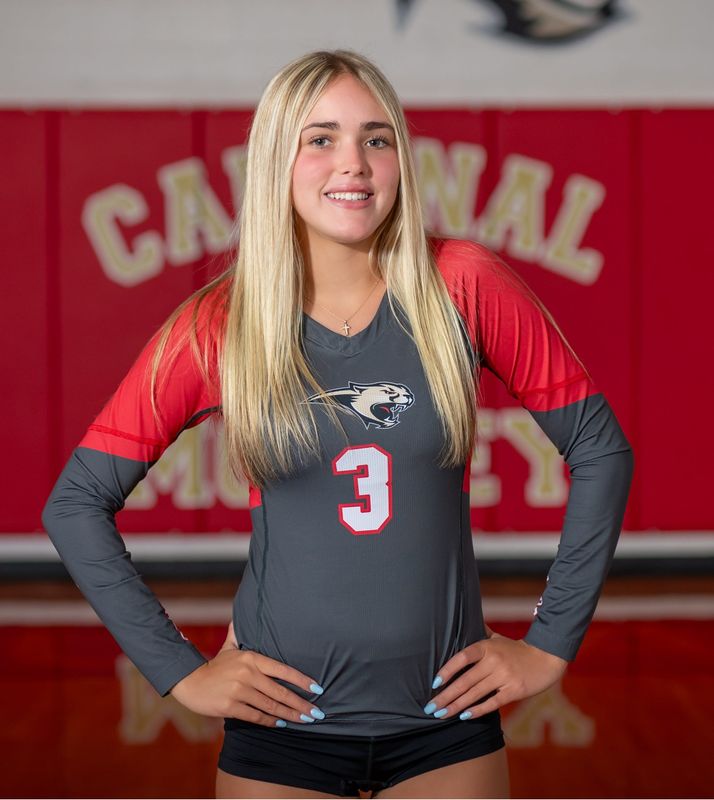 Cardinal Mooney volleyball player Brooke Gruhl was voted the Herald-Tribune Girls Athlete of the Week for Sept. 1-6, 2025, sponsored by Central Florida Behavioral Health Network, Inc.