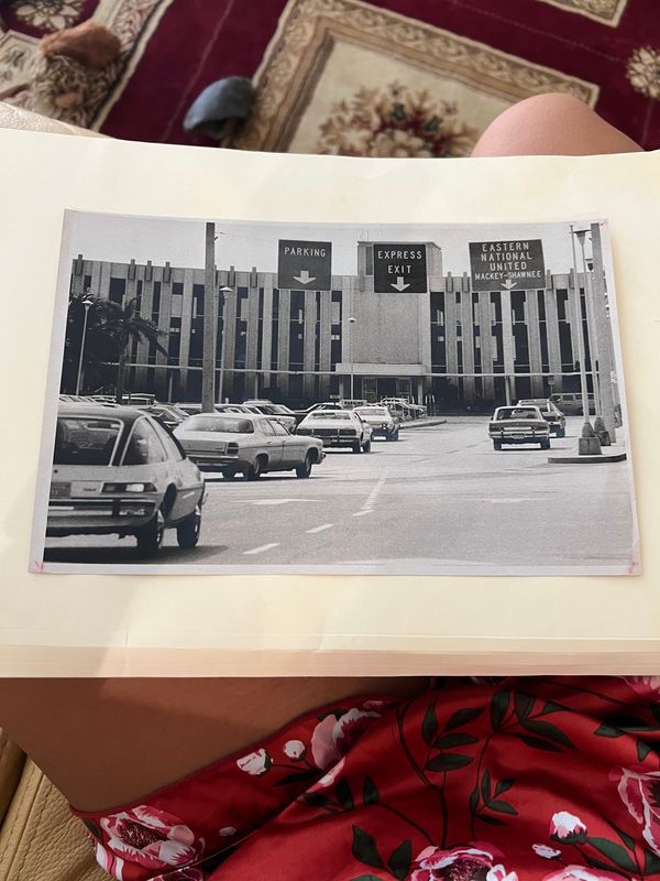 New parking signs are displayed which helps people that need to park, leave or check in on Dec. 1, 1975.