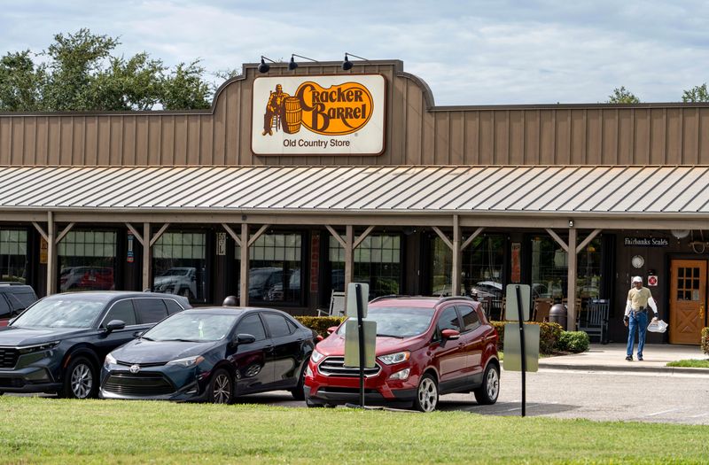 The Cracker Barrel in West Palm Beach, Florida, on August 26, 2025.