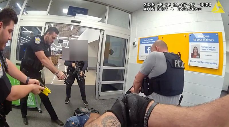 Fort Pierce Police arrest Walmart shopper accused of wielding a machete inside.